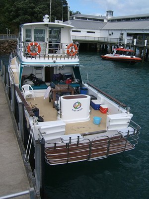 Tracker II - From Auckland wharf