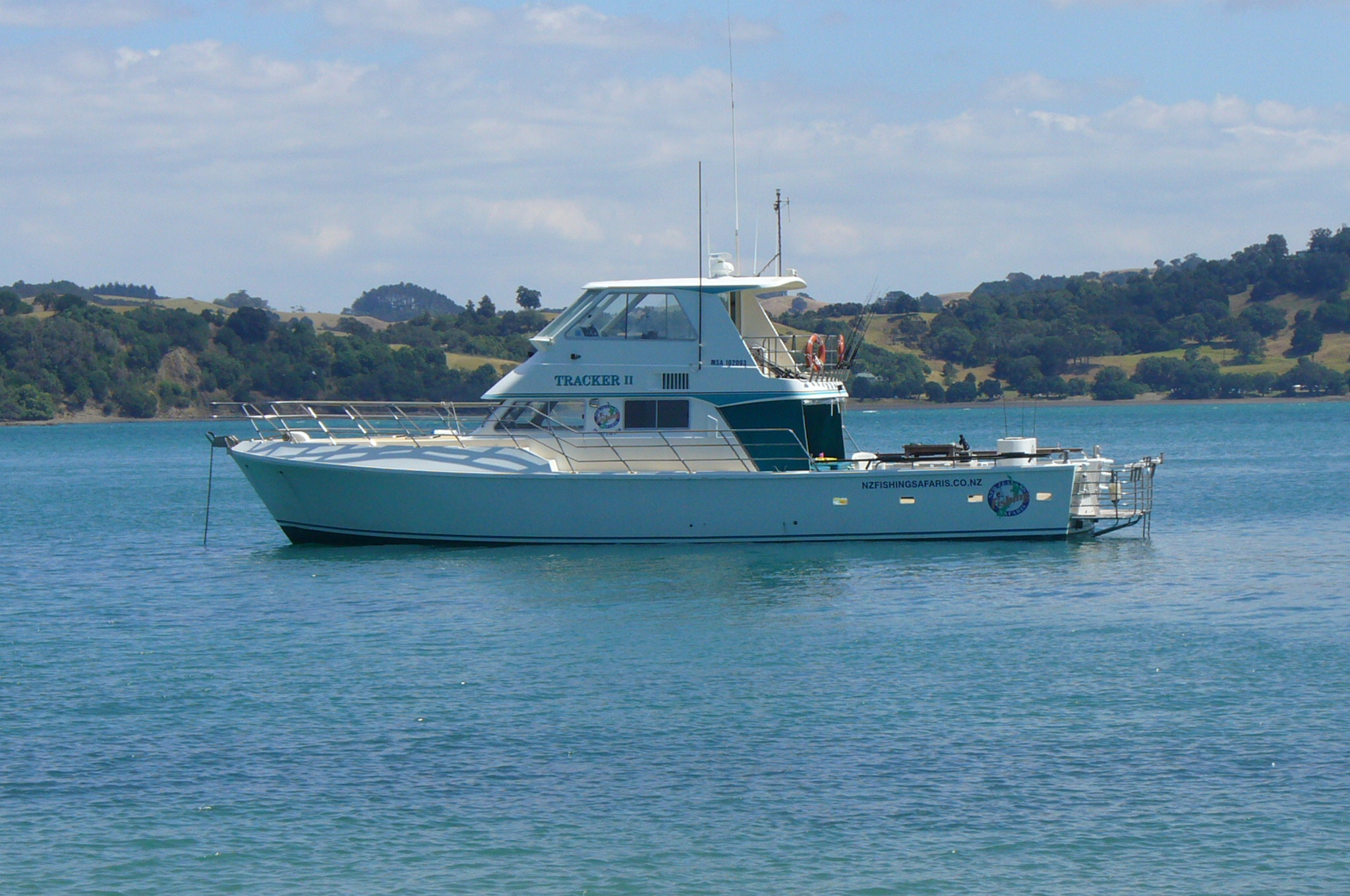 Tracker II Charter Boat Auckland